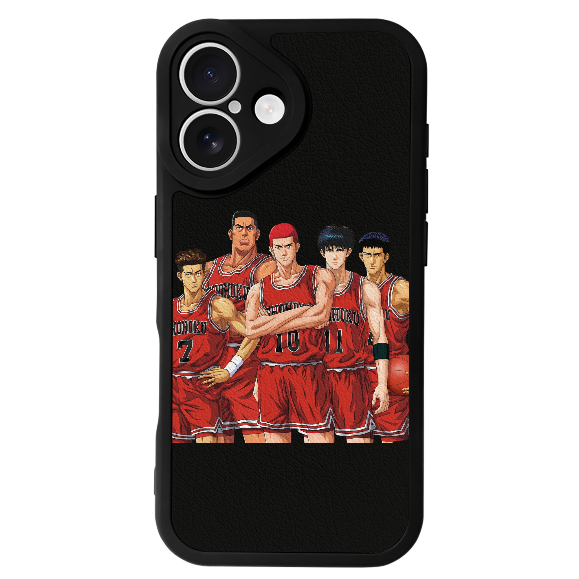 （画像用） SLAM DUNK／スラムダンク 【iPhone 16シリーズ対応】シリコンスマホケース（レザー調） 材質：シリコン